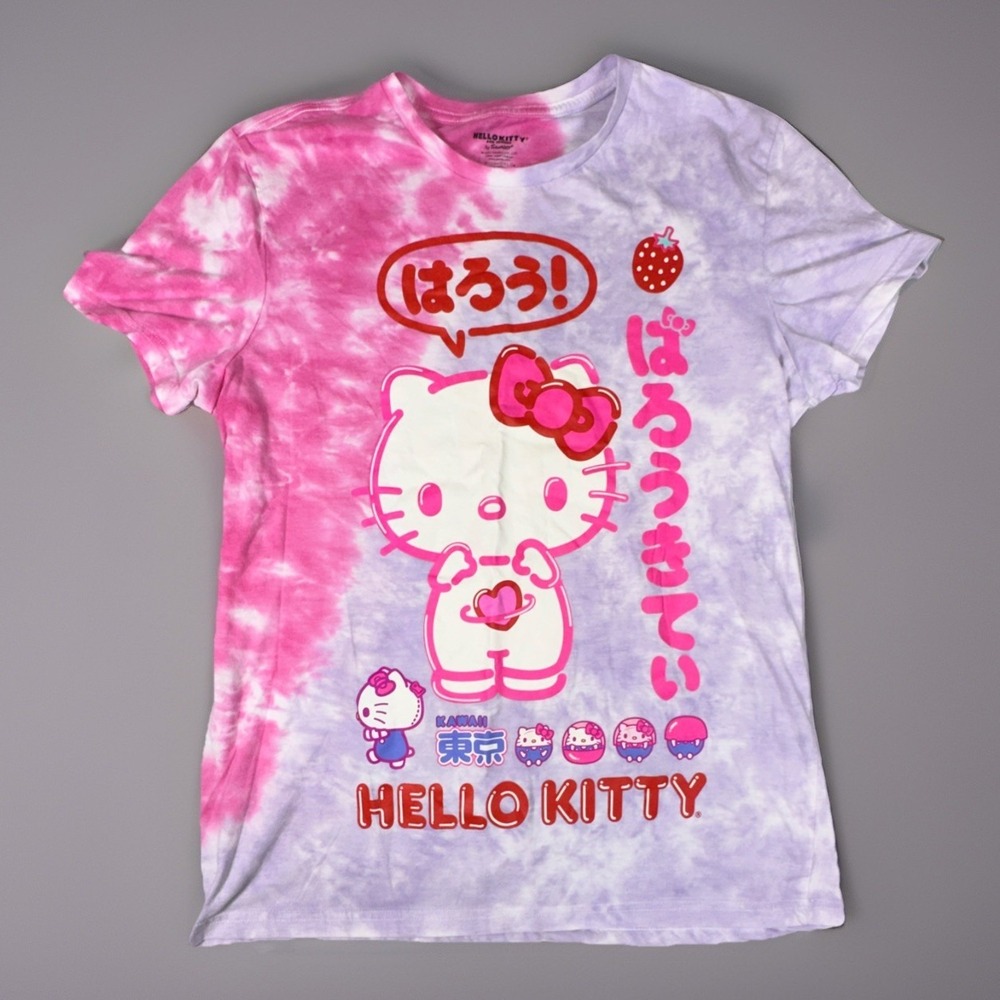 Hello Kitty And Friends Sanrio Bioworld Short Sleeve Graphic T-Shirt Size L